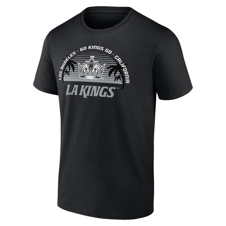 Shop Fanatics Branded Black Los Angeles Kings Local T-shirt