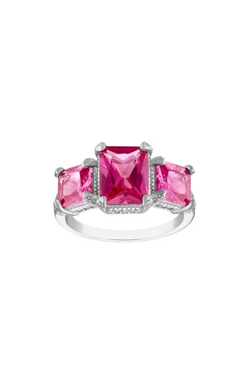 Shop Fzn Lab Created Pink Sapphire Ring