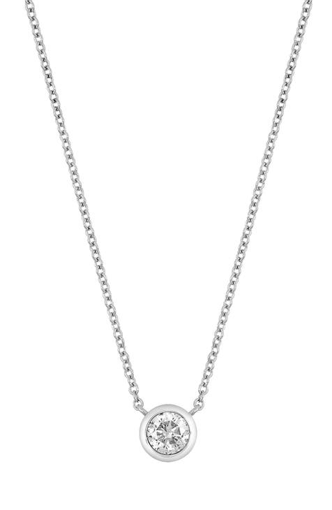 Diamond Bezel Pendant Necklace - 0.37 ctw. (Nordstrom Exclusive)