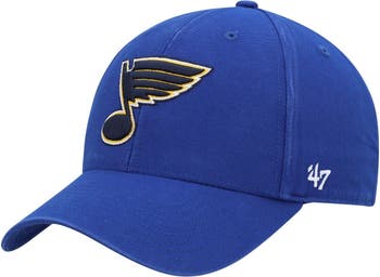 St. Louis Blues 47 Brand Cap Hook & Loop Adjustable Blue MVP Hat NHL