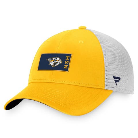 Men's Fanatics Branded Gold/White Nashville Predators Authentic Pro ...