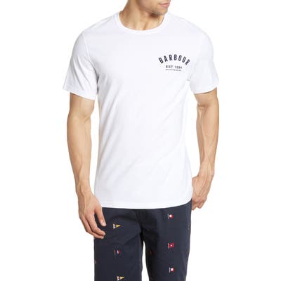 Barbour Preppy Logo T-Shirt, White