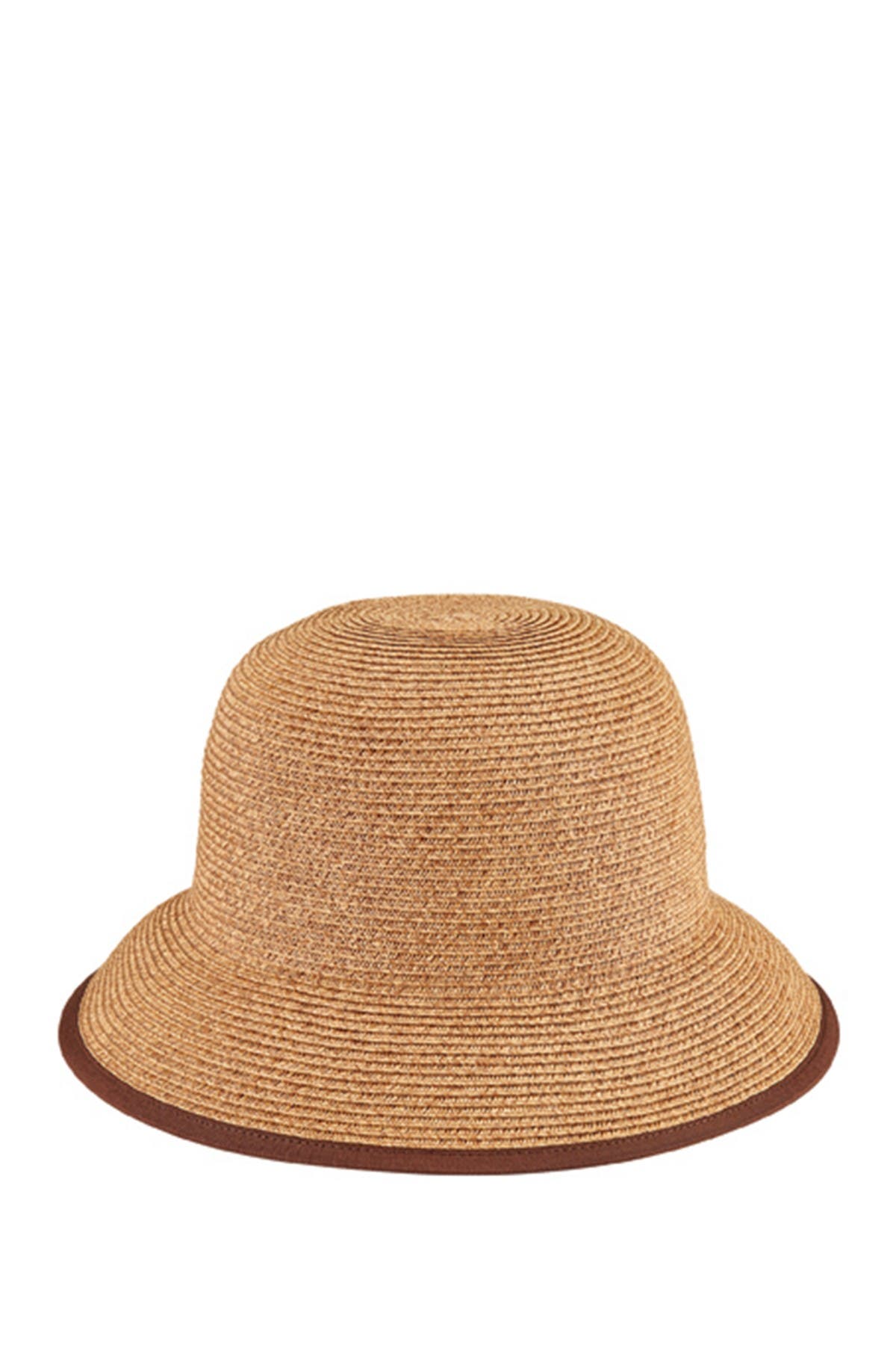 San Diego Hat Ribbon Trim Bucket Hat In Natural/brown