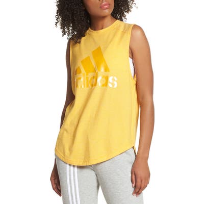 Adidas Id Winners Sleeveless Tee, Metallic