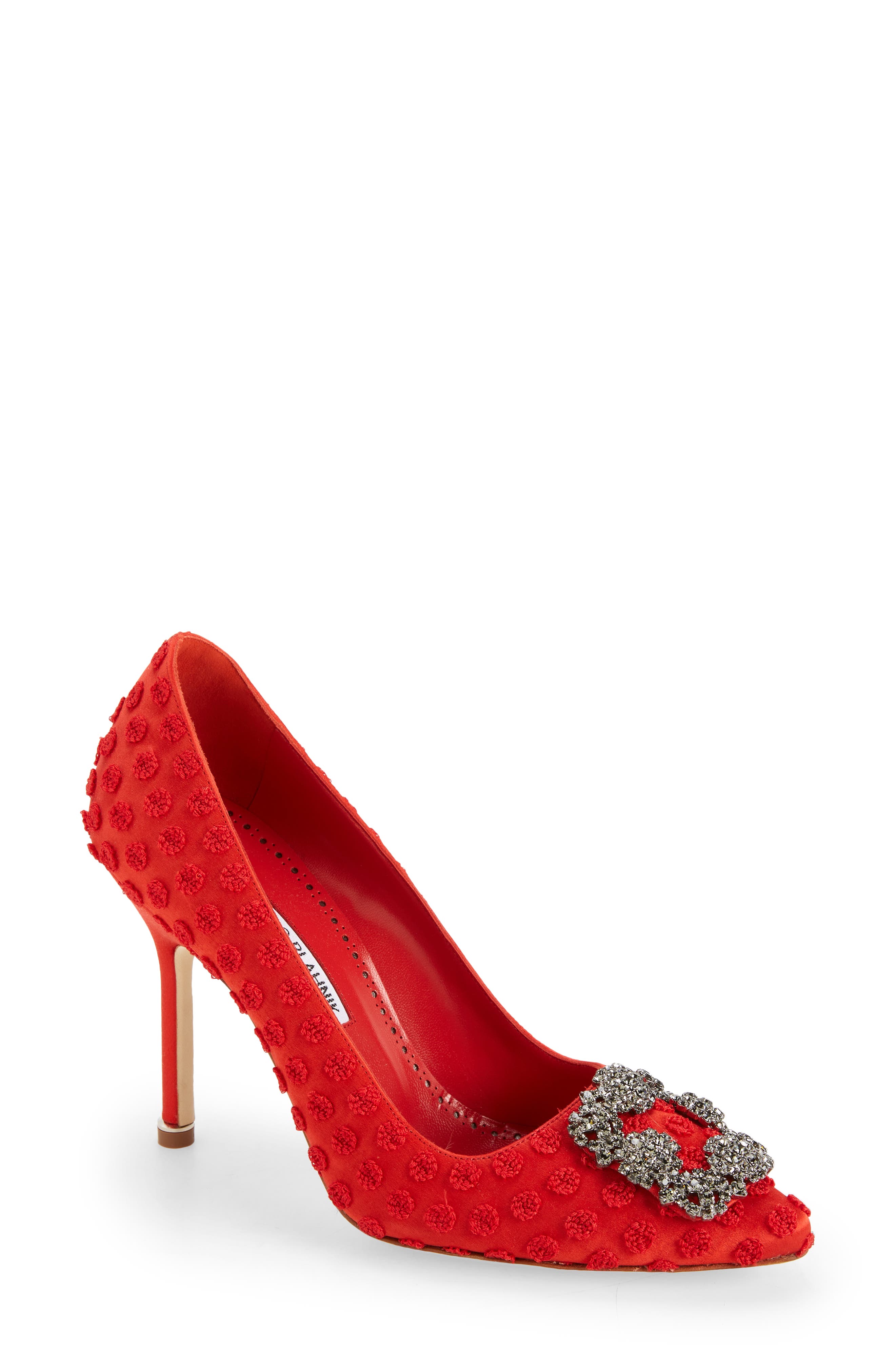 Manolo Blahnik Hangisi Pointed Toe Pump 