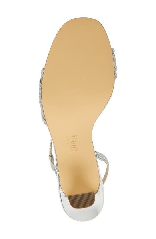 Nina Abbi Slingback Sandal In Silver