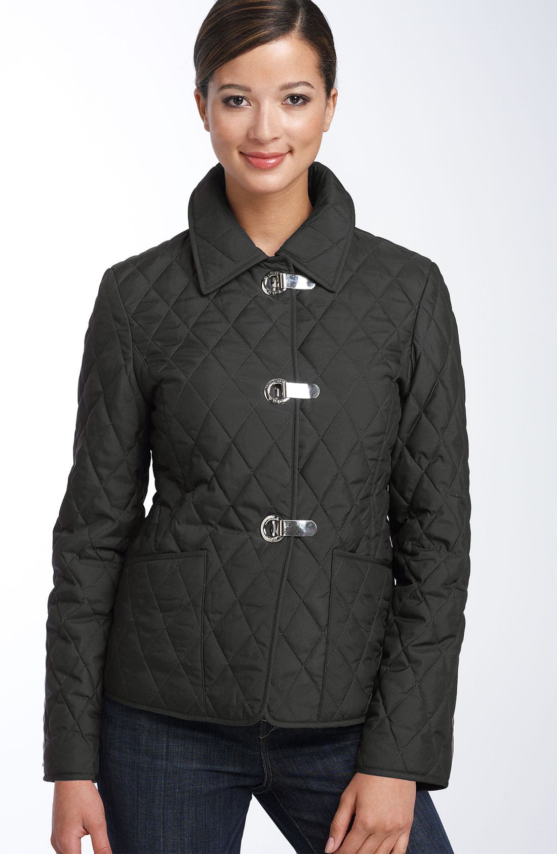 MICHAEL Michael Kors Clip Closure Quilt Jacket Nordstrom
