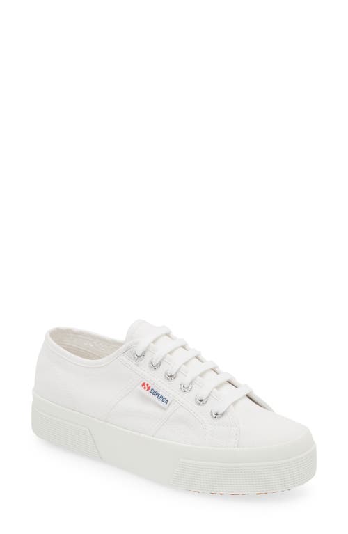 Superga 2740 Platform Sneaker White at Nordstrom,