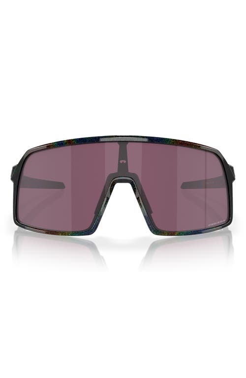 Oakley Sutro 128mm Shield Sunglasses in Shiny Black at Nordstrom