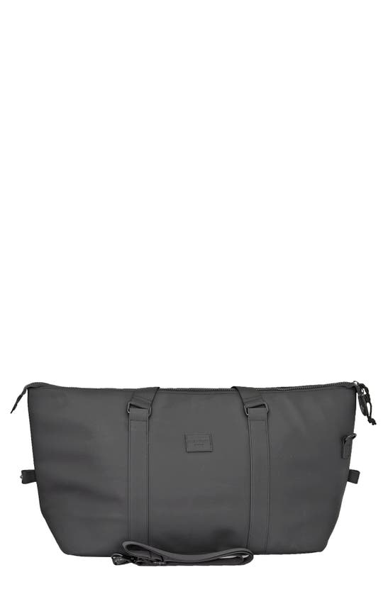 Duchamp Rubberized Duffle Bag In Black