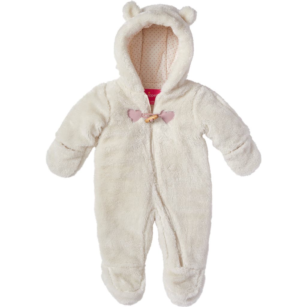 Wippette Plush Hooded Pram In Cream