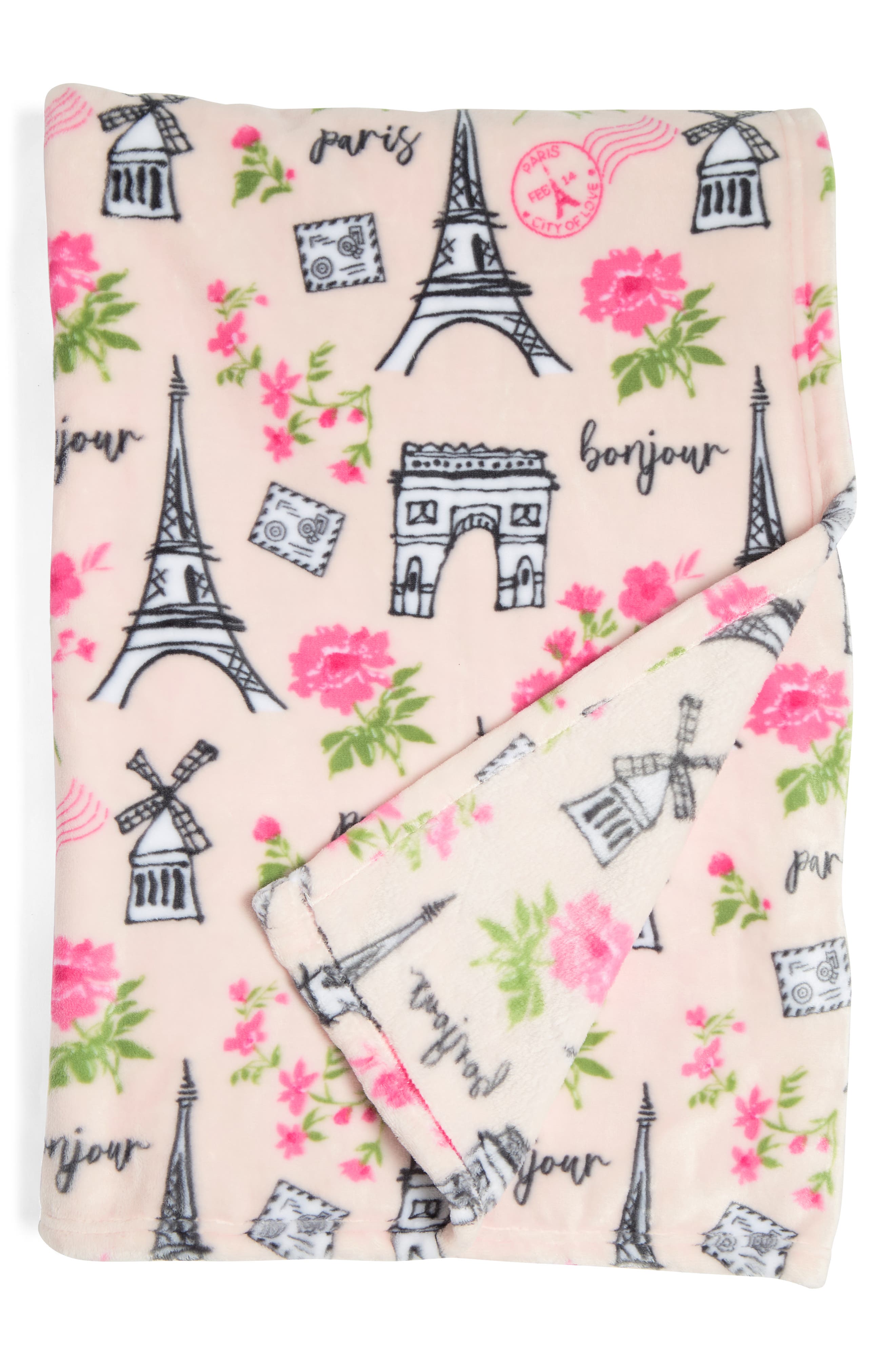 ENVOGUE Paris Love Throw Blanket Nordstromrack