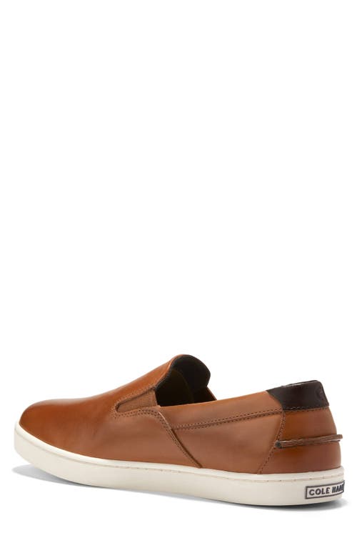 Shop Cole Haan Nantucket Slip-on Sneaker In Ch British Tan/ivory