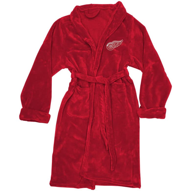 Shop The Northwest Group The Northwest Company Red Detroit Red Wings Silk Touch Bath Robe