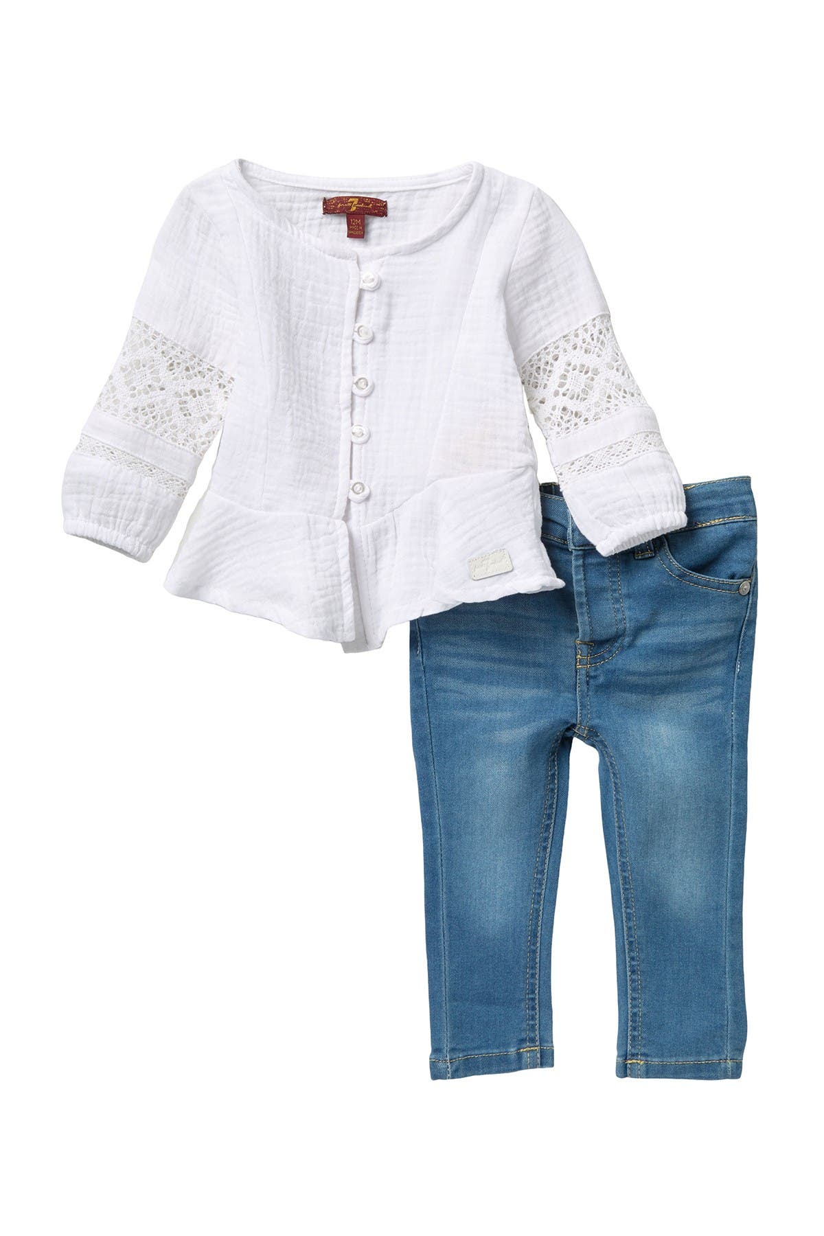 long blouse with jeans