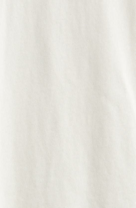 Elwood Oversize Crewneck T-shirt In White Oak