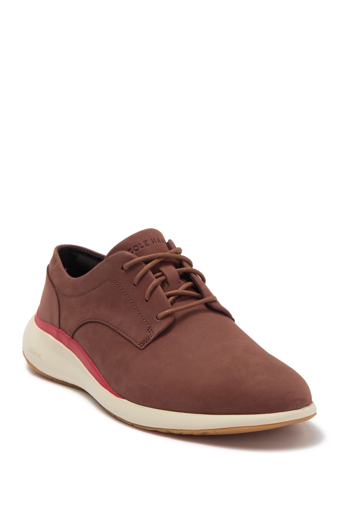 Cole Haan Grand Troy Plain Oxford In Chestnut