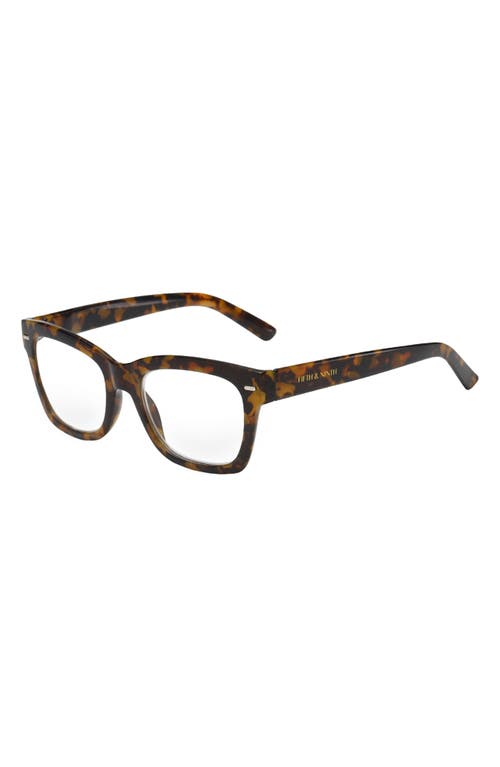 Shop Fifth & Ninth Shiloh 64mm Square Blue Light Blocking Glasses In Torte