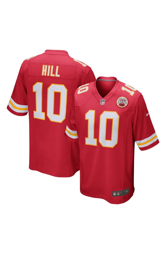 Men's Nike Tyreek Hill Red Kansas City Chiefs Game Player Jersey