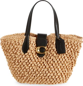 COACH Small Paper Straw Tote | Nordstrom