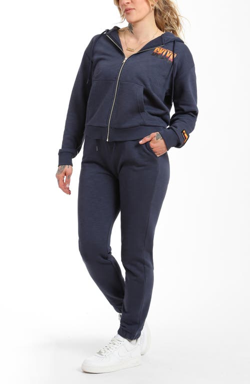 Shop Brooklyn Industries Bklyn Fleece Joggers In Mood Indigo