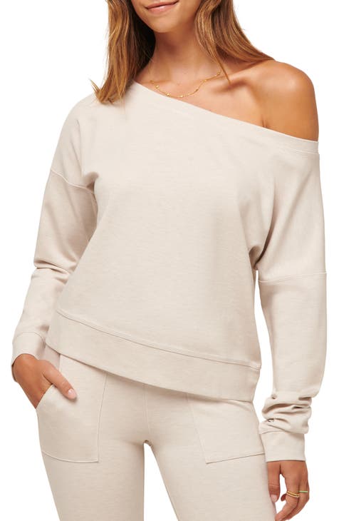 Boat neck sweatshirt best sale