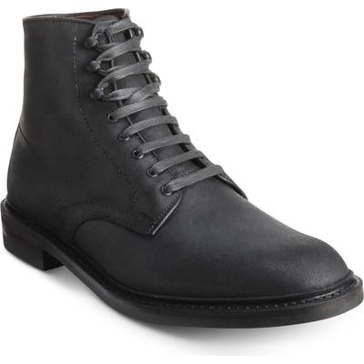 Allen Edmonds Higgins Mill Plain Toe Boot, Black