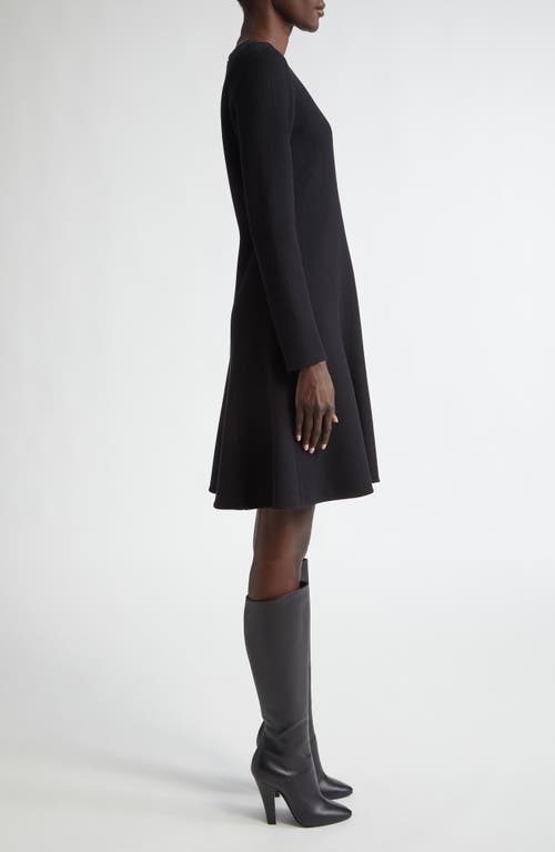 LAFAYETTE 148 LAFAYETTE 148 NEW YORK LONG SLEEVE WOOL NOUVEAU CREPE DRESS