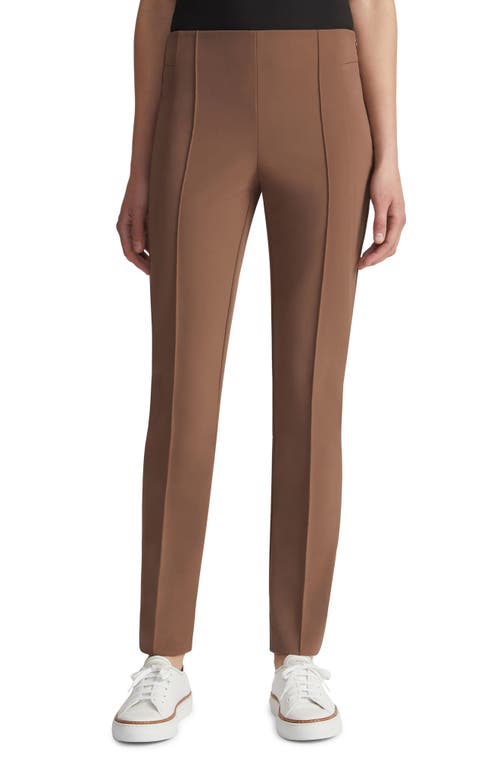 Shop Lafayette 148 New York Gramercy Acclaimed Stretch Pants In Wood