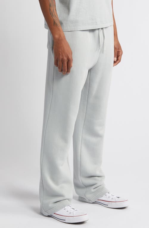 Shop Elwood Core Organic Cotton Straight Leg Sweatpants In Icicle