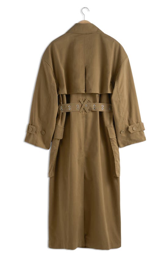 Shop & Other Stories Trench Coat In Beige Dark