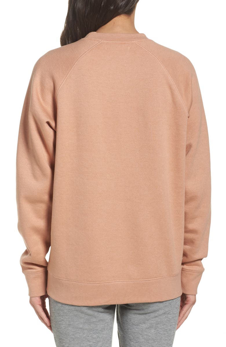 BRUNETTE the Label Rosé Okay Sweatshirt, Alternate, color, 