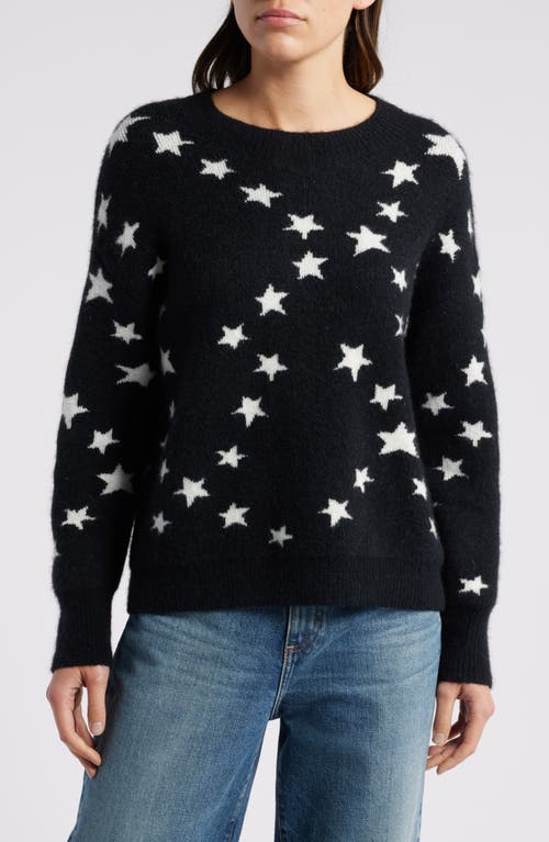 Shop Rails Kana Star Crewneck Sweater In Star Chain