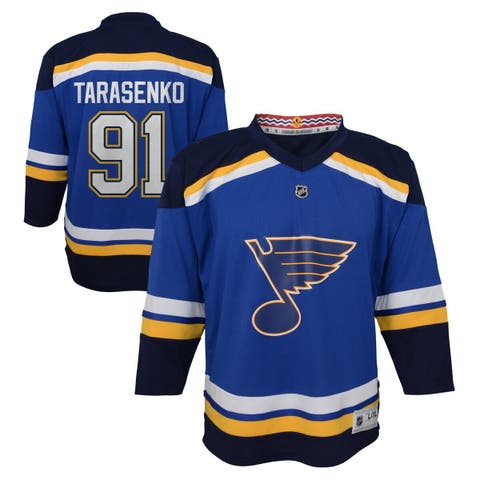 Outerstuff Youth Elias Pettersson Royal Vancouver Canucks 2019/20 Alternate Premier Player Jersey, Fan Shop