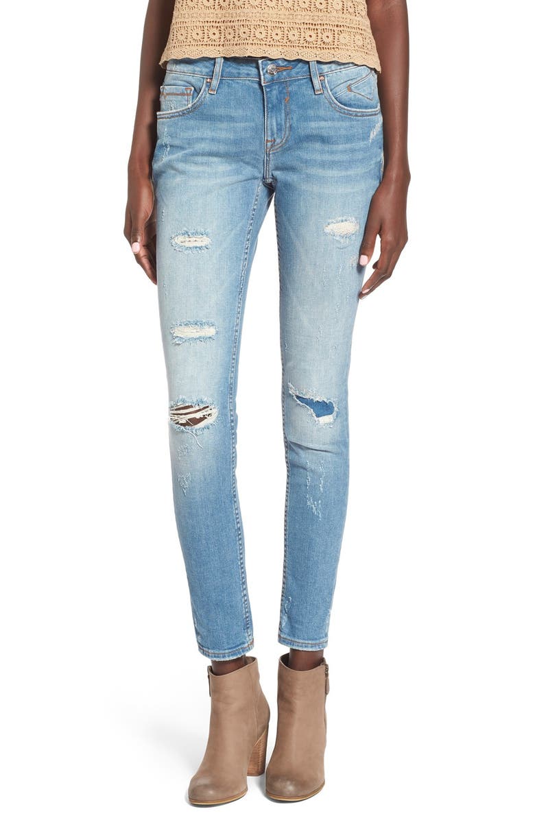 Vigoss Distressed Skinny Jeans (Medium Wash) | Nordstrom