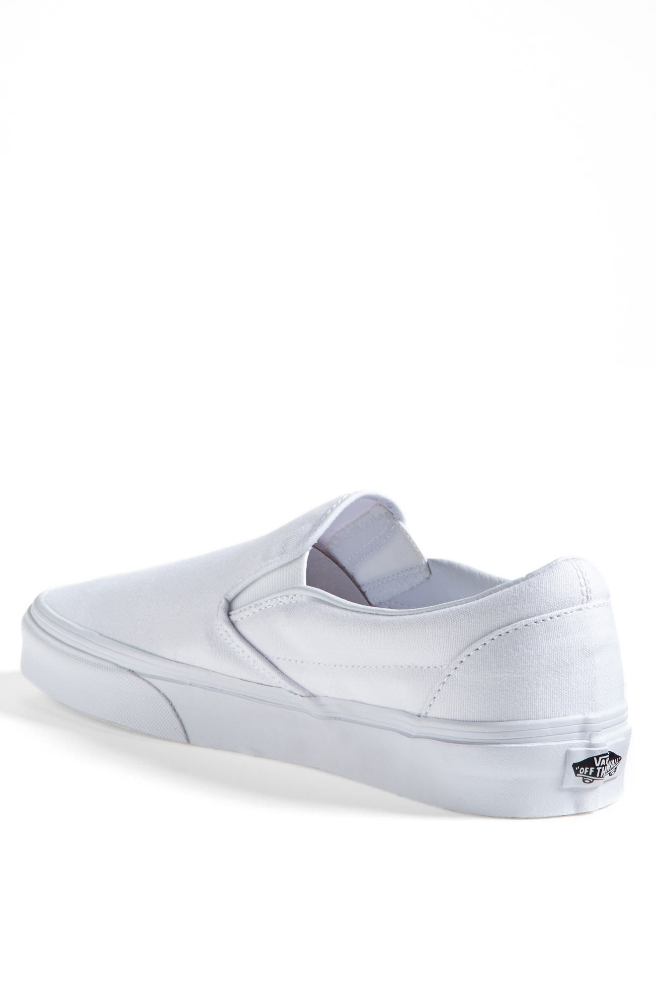 vans white slip on shoes womens