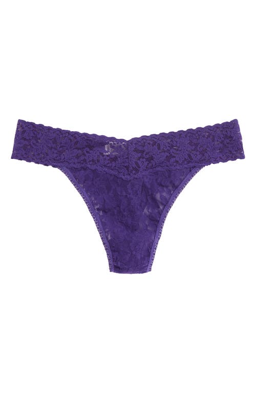 Hanky Panky Original Rise Thong in Snow Day (Purple) 