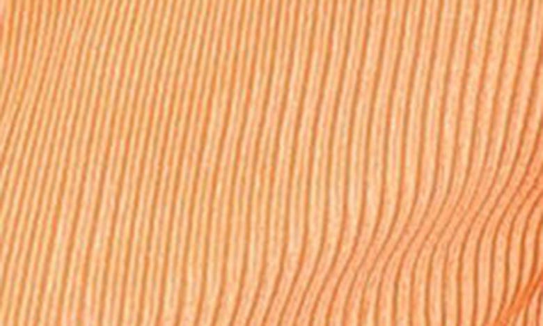 Petal And Pup Petal & Pup Minelli Pleated Tie Waist Long Sleeve Romper In Orange