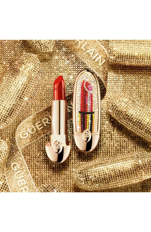 Guerlain Holiday Rouge G Customizable Lipstick Case In Multi Gold