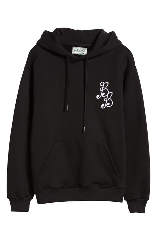 Shop Bogey Boys Essential Cotton Hoodie In Black