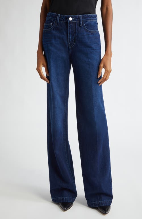 Shop L Agence L'agence Clayton High Waist Wide Leg Jeans In Harlan