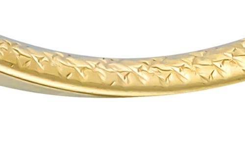 Bony Levy 14k Gold Faceted Inside Out Hoop Earrings In 14k Yellow Gold