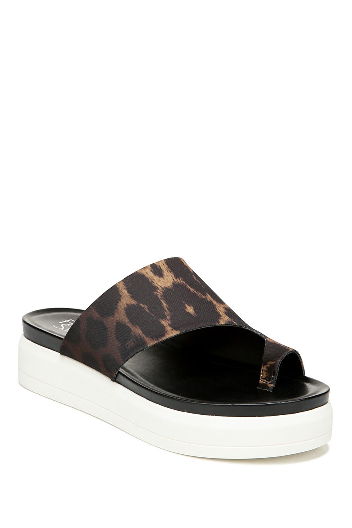 franco sarto leopard sandals