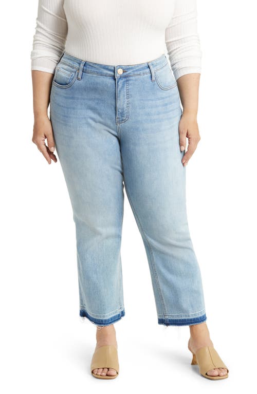 KUT from the Kloth Kelsey Fab Ab High Waist Release Hem Ankle Flare Jeans in Social