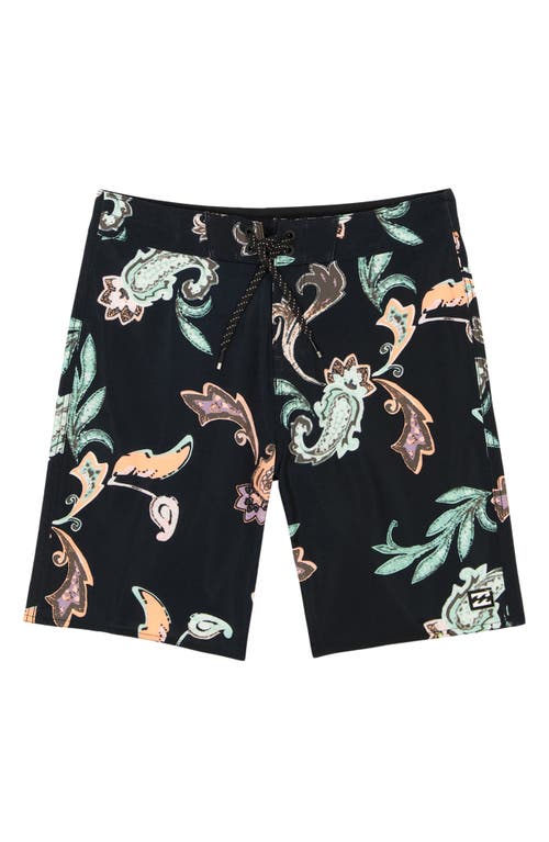 BILLABONG BILLABONG KIDS' SUNDAYS PRO WATER REPELLENT SWIM TRUNKS 