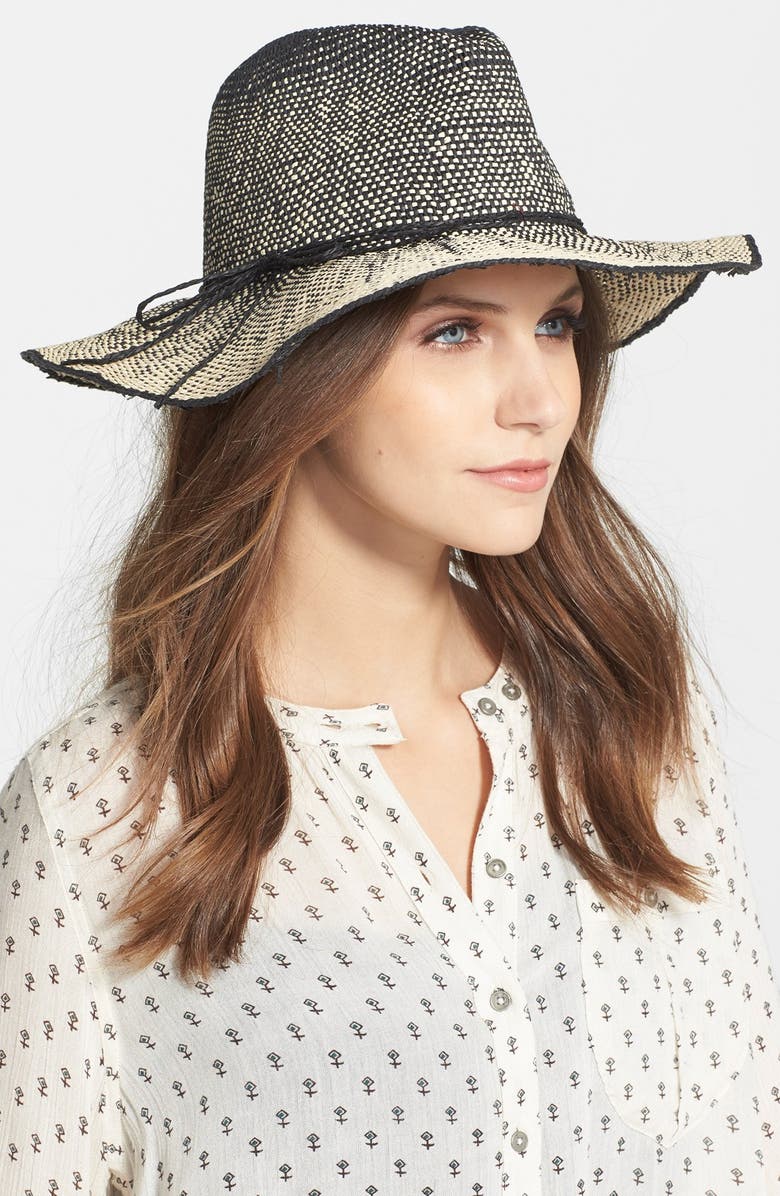 Hinge Two Tone Panama Hat | Nordstrom