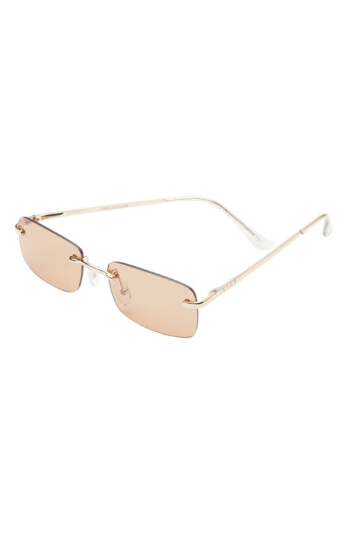 Ursa 55mm Rectangular Sunglasses in Gold /Tan Tint