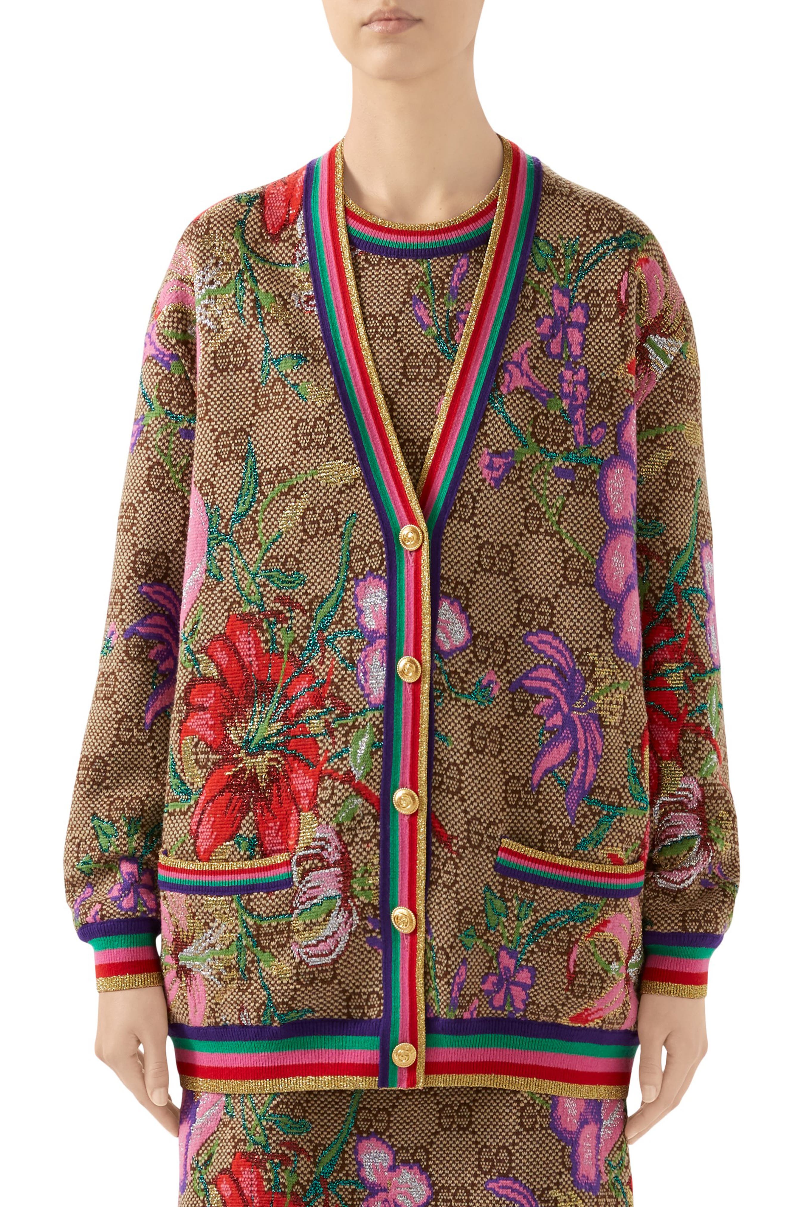 gucci flower sweater