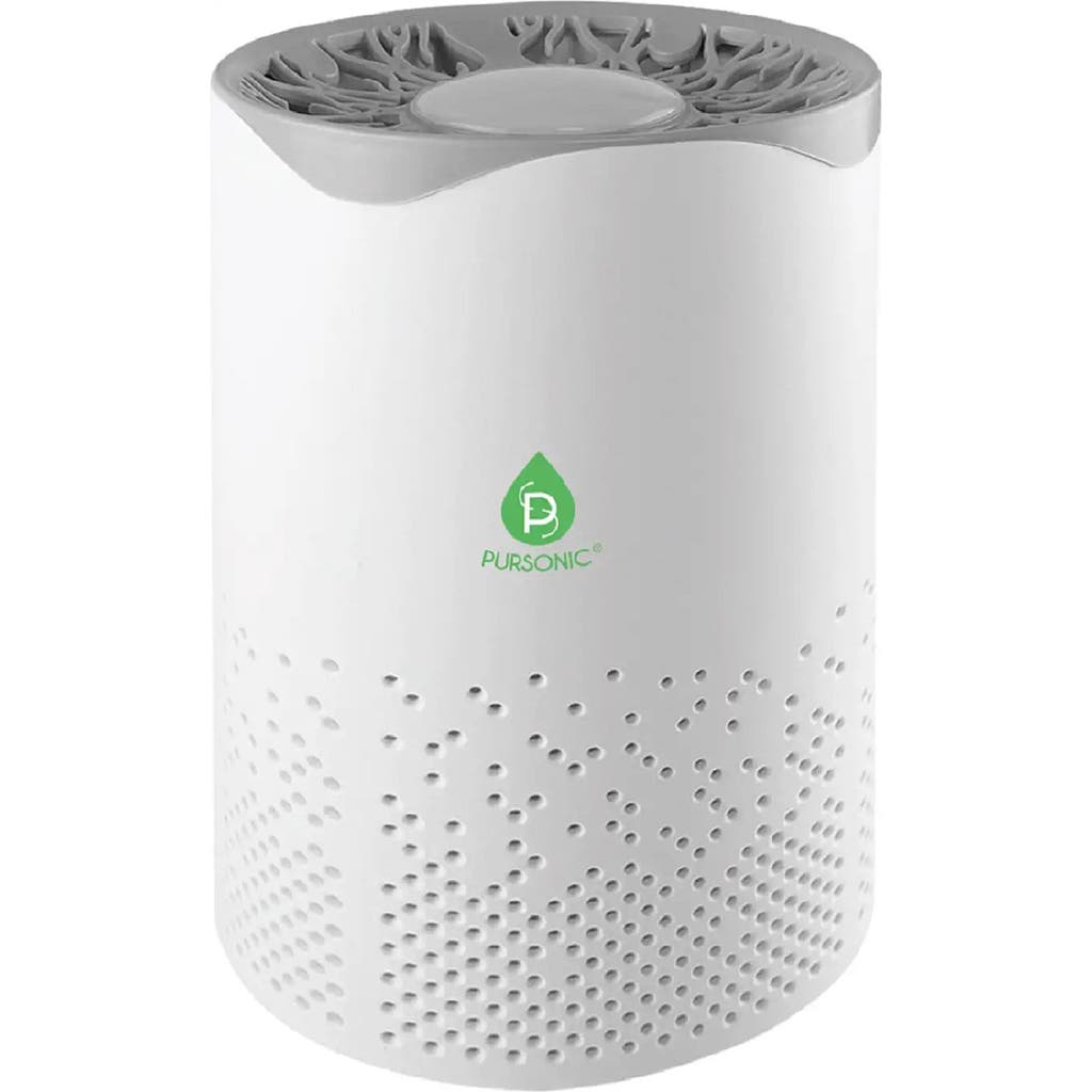 Pursonic Usb Powered True Hepa Air Purifier In White