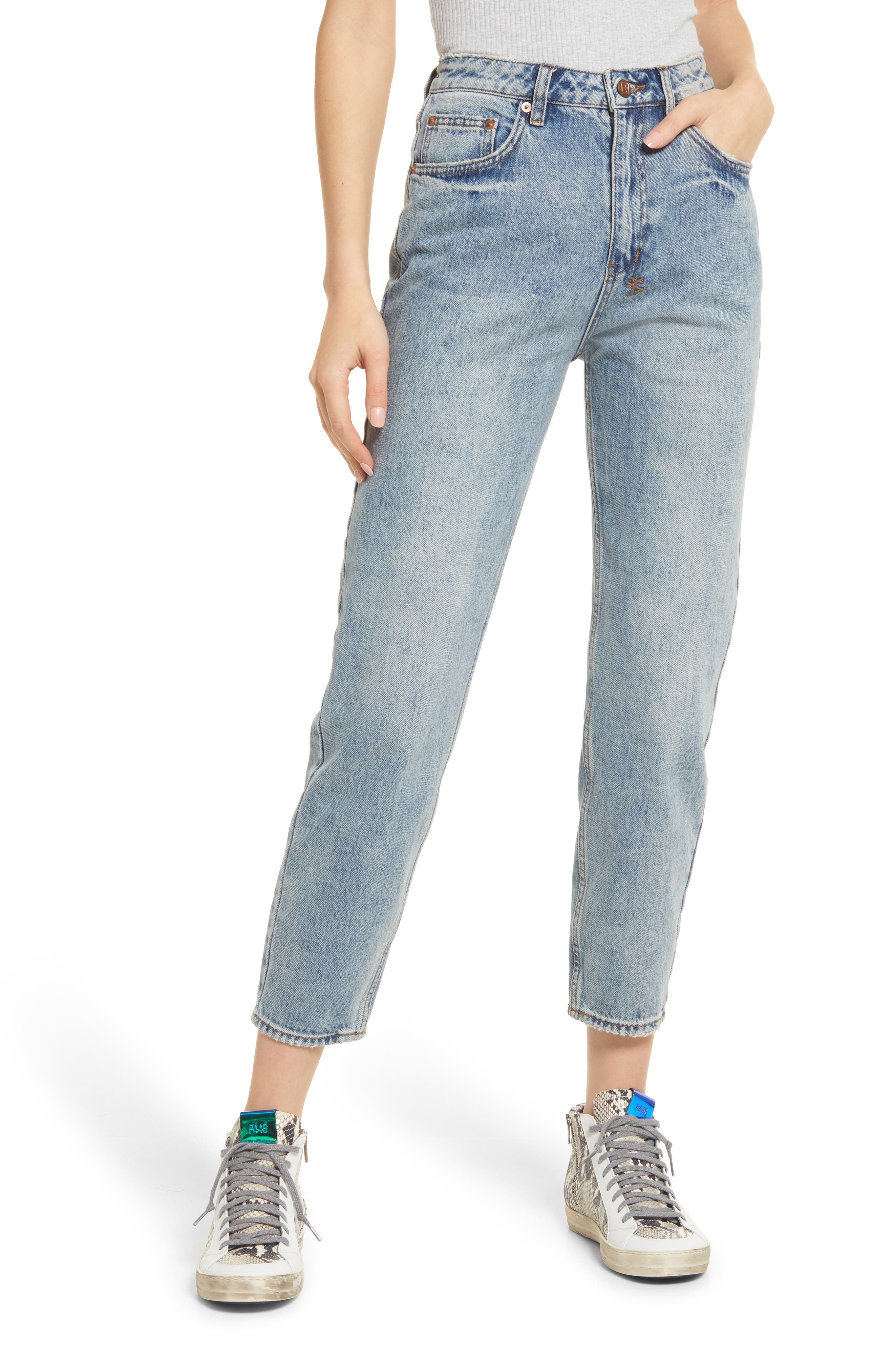 Ksubi Pointer High Waist Relaxed Tapered Jeans in Denim at Nordstrom, Size 24